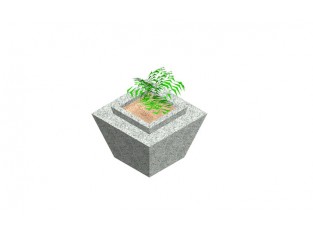 Pyramidal Pot for flowers_C5b