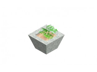 Pyramidal Pot for flowers_C5a 